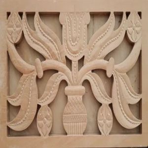 Floral Cutting Sandstone Jali