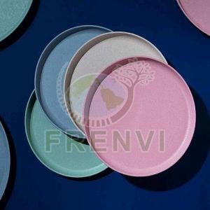 11 Inch Round Eco Friendly Rice Husk Disposable Plates