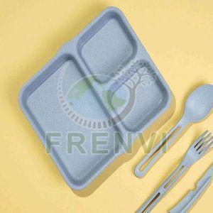 3 CP Rectangular Biodegradable Plate
