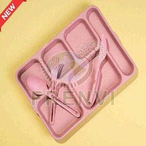 6 CP Rectangular Biodegradable Plate