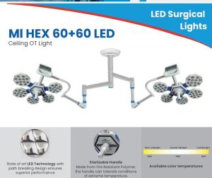 MI HEX 60+60 Double Dome Operation Theatre Light