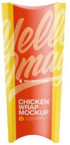 Cardboard Food Packaging Box For Wraps