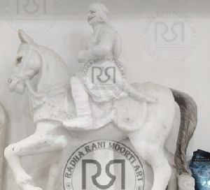 Marble Maharana Pratap Statue