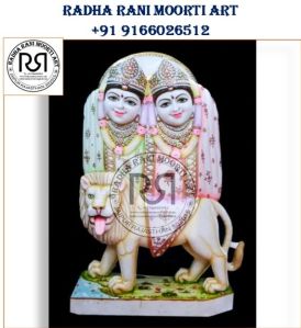 Marble Chamunda Mata Moorti