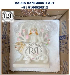 Marble Durga Mata Moorti