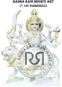 Marble Durga Mata Moorti