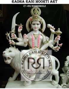 Marble Durga Maa Statues