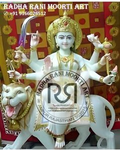 Marble Durga Murti