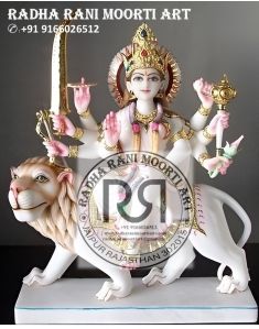 Marble Durga Murti