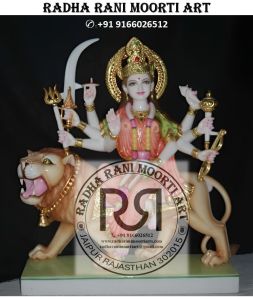 Marble Durga Moorti
