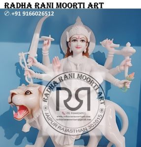 Marble Durga Murti