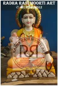 Marble Parvati Mata Ji Moorti