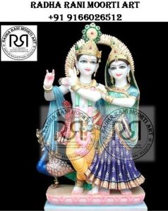Marble Yugal Sarkar Moorti