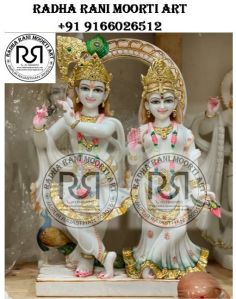 Marble Yugal Sarkar Moorti