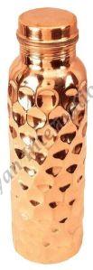Hammered Copper Water Bottles