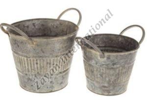 Round Planter Set