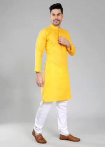 Mens Yellow Kurta
