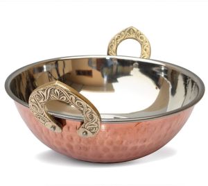 Copper Steel Kadhai
