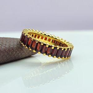 Garnet Full Band Bracelet