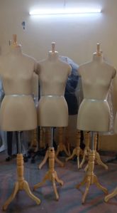 Dress Form with Wooden Stand