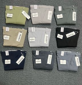 Imported Fabric Peanut lycra- Polo Fit Trousers