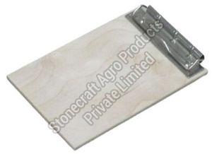 Plain White Exam Wooden Clip Board