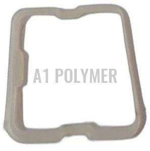 White Square Silicone Rubber Gasket