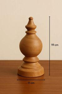11x19cm Wooden Decorative Showpiece