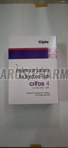 Fosfomycin Sodium Crifos 4gm Injection