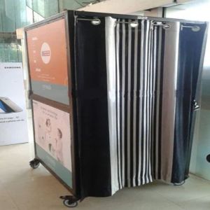 Ladies Frisking Booth