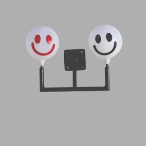 Mild Steel Wall Mounted Helmet Stand