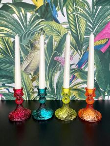 Multi Color Solid Candle Holder