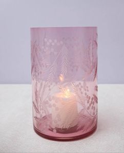 Pink Tea Light Candle Holder