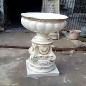3 Feet White Fiber Flower Pot