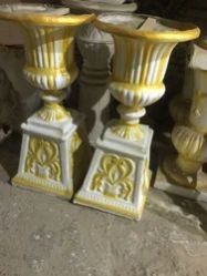 3 Feet White Fiber Flower Pot