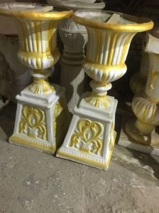 3 Feet White Fiber Flower Pot
