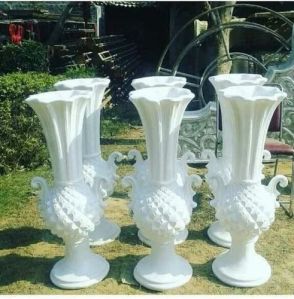 4 Feet White Fiber Flower Pot