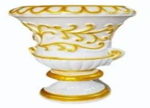 4 Feet White Fiber Flower Pot