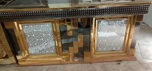 Fancy Golden Catering Counter