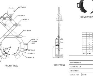 Mechanical 2d Drafting Services