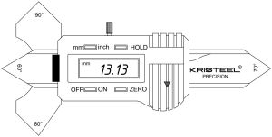 Kristeel Stainless Steel Digital Welding Gauge