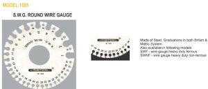 1 to 36 Mm Round Kristeel Shinwa S W G Wire Gauge