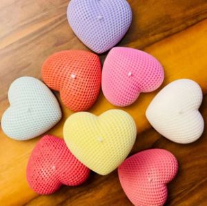 Heart Shape Scented Wax Candle
