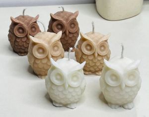 Owl Scented Wax Candle