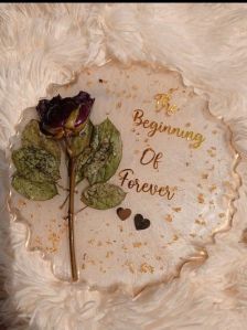 Resin Preserve Rose Photo Frame