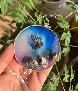 Resin Sea Shell Photo Frame