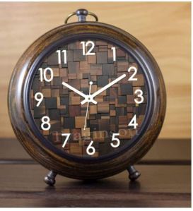 Wooden Table Clock 5 Inch