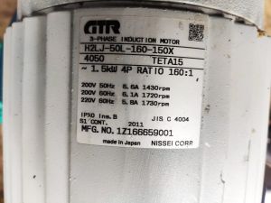 2 HP GTR Helical Gear Motor with Brake – 9 RPM | 440V | Heavy Duty Industrial Gearbox