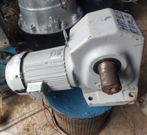 2 HP GTR Helical Gear Motor with Brake – 9 RPM | 440V | Heavy Duty Industrial Gearbox
