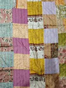 Ladies Baul Kantha Work Silk Dupatta